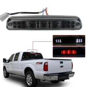 Black LED Rear 3Rd Brake Light Stop Lights Kit CE Certified 12V 6Watt for F250 F350 F450 F550 Super Duty