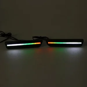 Black Lens Side Marker Lights With Indicator for Ford Mustang