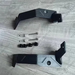 Black Metal Light Mount LED Light A-Pillar Light Mounting Brackets Fit for Jeep JL Wrangler