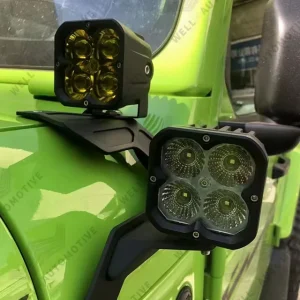 Black Metal Light Mount LED Light Mounting Brackets for Jeep JL