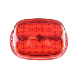 Black Red Housing LED Lights Motorcycle Lighting System for Harley Bar & Shield Tail Lamp