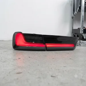 Black Warrior Style Full LED Tail Light for BMW 3 Series G20 G28 Smoked Dynamic Sequential Turn Signal Rear Lamp