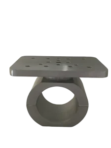 Boat T top Clamp on Mounting Plate Bracket for VHF Antenna Ratchet Mount Light Accessory Radar Arch
