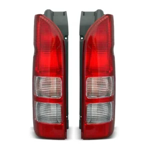 Brake Tail Lamp Rear Light Red Clear Pair Taillight for Toyota Hiace200 Commuter Van Bus