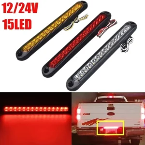 Brake Taillight 12v 24v Car Trailer 15led Taillight Modified Truck Side Light Rear Brake Light Stop Signal Lamp Indicator