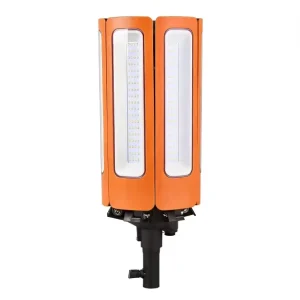 Bright Flower Shape Work Light 300W Tripod Mount Wide Beam Retractable Stand Dual Voltage Site Use Outdoor Use Construction Lamp