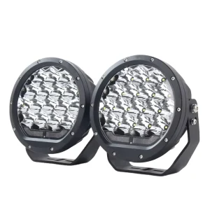 Bright LED Driving Work Lights 7″ Inch 160W 12V-24V Car 4X4 4WD Off Road Offroad for Cars Tractors Trucks Vehicles