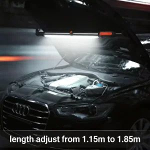 Bright Underhood Work Light 1800 Lumens Retractable 115 185cm Direct USB Charge Foldable Mechanic Ready