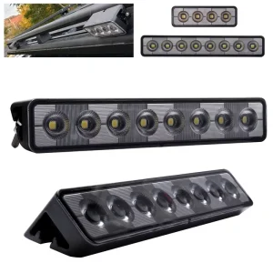 Brighter LED 12V 24V 9inch 48W 5600LM 5700K 70 Flood Beam Waterproof CE Certified TIR Lens Truck Work Light Bar