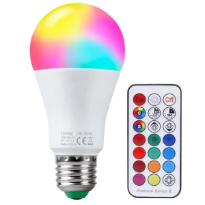 Bulb RGB+CCT Matter Smart LED Bulb E14 E27 G10 WiFi App Voice Control Color Changing Dimmable Light Bulb for Smart Home