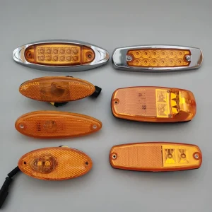 Bus LED Turn Signal Outline Lights Side Marker Lamp Indicator for Truck Trailer Caravan RV Bus