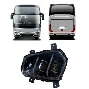 Bus Lights 24V Bus HeadLights Side Lights Fog Light Tail Lamp Compatible with Higer KLQ6796 KLQ6129