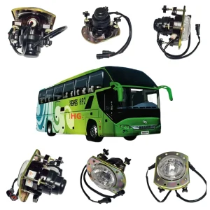 Bus Spare Parts Front High Beam 37VC1-11130-AMP-A1 37VC1-11130 90 Halogen for Higer Bus KLQ6125