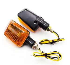 By Model 01 Universal Motorcycle Accessories Front Turn Signal Indicator 12V LED Short Stem