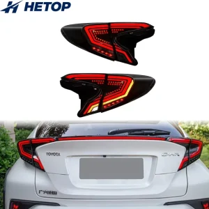 C-HR LED Tail Lights Car DRL Upgrade Tail Light Brake Turn Signal Lamp Plug and Play Accessories for Toyota