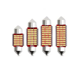 C10W C5W LED 12V Festoon 3014 Chips 31mm 36mm 39mm 42mm LED Lights Bulb Car License Plate Lamp Dome Reading Light 6000K White