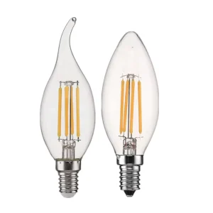 C35 C32 LED Candle Bulbs 2W 4W 6W 360 Degree LED Filament Candle Bulb LED Lighting E10 E11 E12 E14 E17 B15