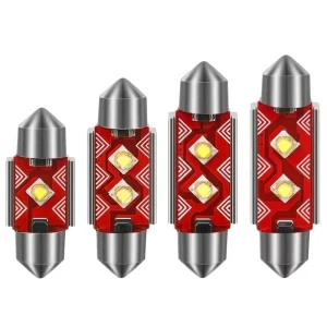 C5W C10W Car LED Bulbs 3535 1SMD 2SMD 31mm 36mm 39mm 41mm LED Auto Interior Dome Reading Lamp License Plate Light Error Free