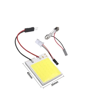 C5W C10W LED COB Bulb Festoon 31mm 36mm 69mm 42mm 12V White 5W5 T10 W5W COB LED Light Car License Plate Interior Reading Lamp