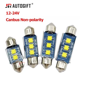 C5W LED Bulb 3535 3SMD Festoon 31mm 36mm 39mm 41mm LED Bulb C10W Car Dome Light Canbus Auto Interior Reading Lamps 12 24V