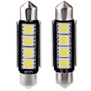 C5W LED White Roof Reading Light 31mm 36mm 39mm 42mm Festoon 5050 4smd Led Ceiling Dome Light 12V Car Led Canbus