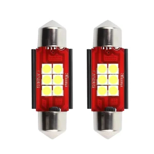 CANBUS Error Free 31mm 36mm 39mm 41mm Festoon LED Interior Light 3030 SMD 3W 250LM for Car LED Bulbs