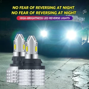 CANbus Error Free LED Reverse Light Bulbs W16W T15 1156 T20 Super Bright Backup Lights for Car SUV Truck