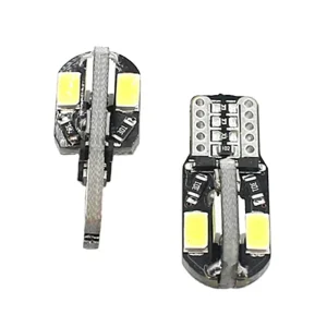 CAR REFINE Auto Interior Accessories License Plate Lights Green 168 194 T10 W5W 3570 8SMD Canbus 12V Led Bulbs for Cars