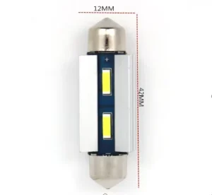 CAR-REFINE Non-polarity C5W 32MM 36MM 39MM 42MM 1860 2SMD Canbus Festoon W5W LED Car Interior Roof Dome 9-60V Car Bulb for Truck