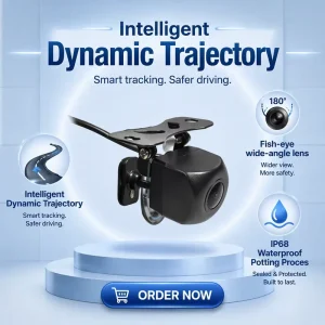 CCD Dynamic Trajectory Car Reversing Front View HD Wide Angle Auxiliary Camera IP68 Waterproof Seismic OEM Factory Supply Night