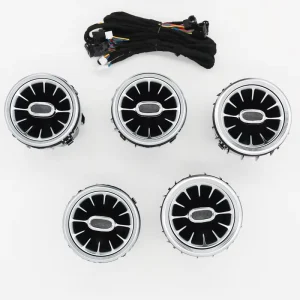 CE Certified Auto Interior 3/64 Colors LED Ambient Light Air Outlet Vents for Mercedes Benz C-class W205 GLC X253