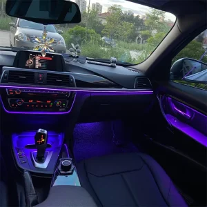CIC NBT Change Color F30 F31 LED Atmosphere Lamp Strip Door Interior 9 Colors Ambient Light for BMW 3 Series