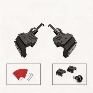 CNC Aluminum Alloy Off Road Aux LED Auxiliary Spot Light Holder A Pillar Hood Light Mount Bracket for Toyota FJ Cruiser