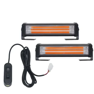 COB-2 LED Light Bar Strobe Lamp Long Strip Off Road Car Work Lights White Red Blue Yellow Traffic Warning Lighting