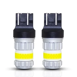 COB Chip Signal Tail Lights Bulbs 800lm 12V 24V White Red BA15D BAY15D 1157 3157 7443 Car LED Brake Light DRL Bulb