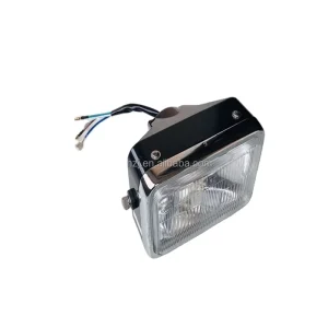 CQHZJ Motorcycle Lighting Systems Aluminum Motorcycle Headlight for Motorcycle CG125Motorcycle