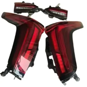 Cadillac XT6 LED Tail Lights Original Rear Taillights with Red Brake and Turn Signal Lights Used Condition