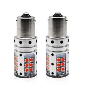 Canbus Amber Red Car LED Stop Lights 1157 P21/5W BAY15D BAZ15D 3030 32SMD Brake Reverse Lamps Rear Fog Parking Bulbs 12V