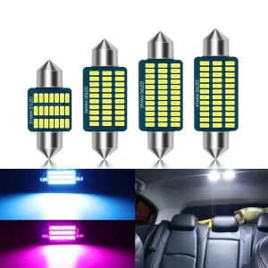 Canbus C10W C5W LED Festoon 31mm 36mm 39mm 41mm 21SMD Car Bulb Interior Reading Light License Plate Lamp White 6000K 12V