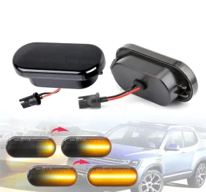 Canbus Dynamic Car Auto Turn Light Signal Blinker Amber Smoke LED Side Marker Lights for V W Bora Golf 3 4 Passat for Ford