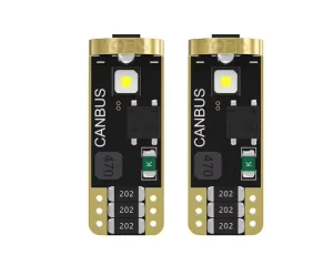 Canbus T10 W5w Led 194 Bulbs Car License Plate Light 3Smd 3838 Chip White Red Amber Auto Lamp