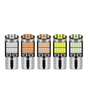 Canbus W5W LED T10 Bulbs 4014 26 SMD Car Interior Signal Lamp 12V Parking Light Clearance Dome Reading Interior