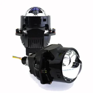 Car 3.0 inch 75W LED Projector Bifocal Lens Headlight Laser Matrix Non-destructive Universal H4 H7 9005 9006 6000K Upgrade