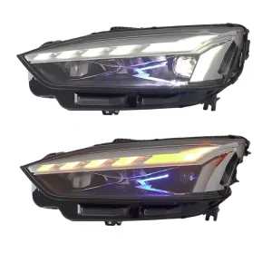 Car A5 S5 B9 B9.5 LED Headlight Assembly RS5 Style Auto LED Projector Lens Front Headlamps for Audi A5 S5 B9 B9.5