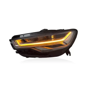 Car A6 S6 C7 C7.5 LED Headlight Assembly RS6 Style Auto LED Projector Lens Front Headlamps for Audi A6 S6 C7 C7.5