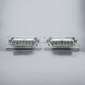 Car Accessories 12V LED License Plate Number Lamp for Benz W210 4D Sedan W202 4D Sedan Facelift