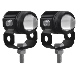 Car Accessories 30W Middle Light Led Headlight Tri Color Auxiliary Lights Led Projector Lens Front Grille light motor bike