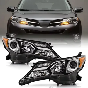 Car Accessories Auto Body Kit Left Right Headlamp Halogen Headlights for Toyota Rav4 USA Version