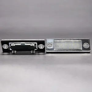 Car Accessories Easily Installation LED License Plate Lamp for VW Golf Plus Caddy Passat Transpiarter Touran Jetta Skoda Superb