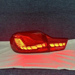 J ONE Custom Car GTS Dragon Scale LED Tail Lights for BMW 4 Series M4 F32 F33 F36 F82 F83
